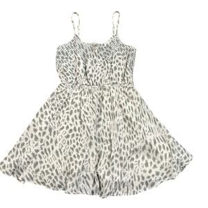 Lucca Couture gray animal print sundress Size Medium